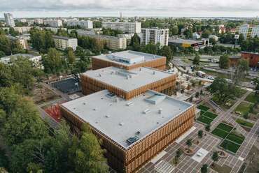 Pelgulinna Gymnasium, Tallinn. Építészet: Arhitekt Must. Fotó: Tonu Tunnel
