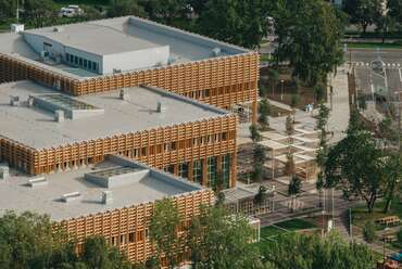 Pelgulinna Gymnasium, Tallinn. Építészet: Arhitekt Must. Fotó: Tonu Tunnel
