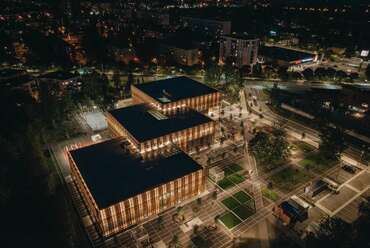 Pelgulinna Gymnasium, Tallinn. Építészet: Arhitekt Must. Fotó: Tonu Tunnel
