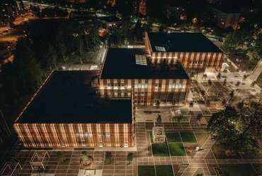 Pelgulinna Gymnasium, Tallinn. Építészet: Arhitekt Must. Fotó: Tonu Tunnel
