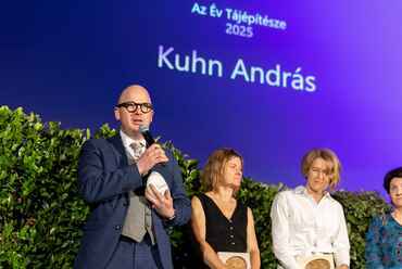 Az Tájépítésze, Kuhn András. Fotó: Év Tájépítésze
