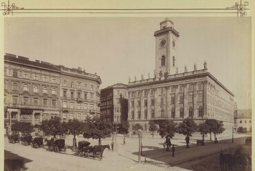 Régi pesti városháza, Városház tér. Forrás: Klösz György // Budapest Főváros Levéltára
