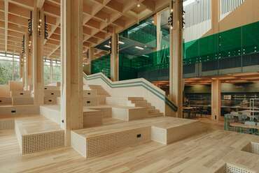 Pelgulinna Gymnasium, Tallinn. Építészet: Arhitekt Must. Fotó: Tonu Tunnel
