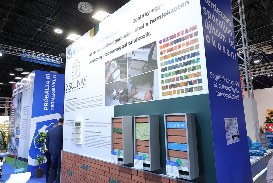 A technológia és művészet találkozása: a Zsolnay és a Mapei együttműködése