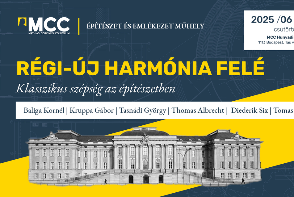 Régi-új harmónia felé - klasszikus szépség az építészetben
