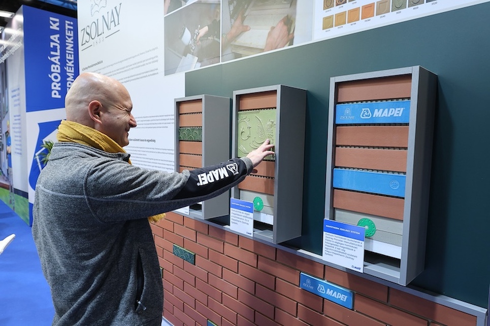 A Zsolnay és a Mapei együttműködése
