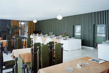 Hotel Claudius, étterem, 1972. Forrás: Fortepan / Bauer Sándor
