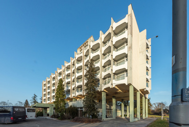 A szombathelyi Claudius Hotel és környéke ma. Fotó: Gulyás Attila
