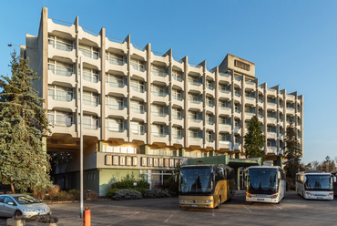 A szombathelyi Claudius Hotel és környéke ma. Fotó: Gulyás Attila

