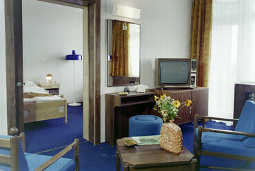 Hotel Claudius, lakosztály, 1972. Forrás: Fortepan / Bauer Sándor
