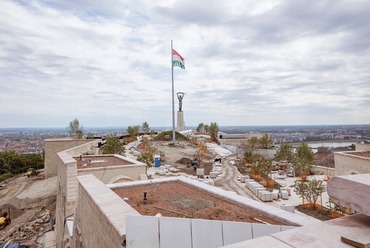A Citadella felújíjítása 2025. májusában. Forrás: Nemzeti Hauszmann Program/Facebook

