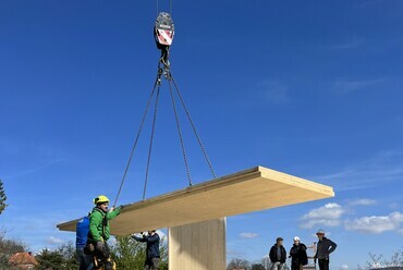 Építés, kivitelező: NUBLU Kft.. Blokk Építész Műhely: CLT családi ház, Solymár.
