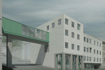 A SOTE új képalkotó központjának látványterve. Készítette: Demény Ilka/PLANT / ATELIER PETER KIS
