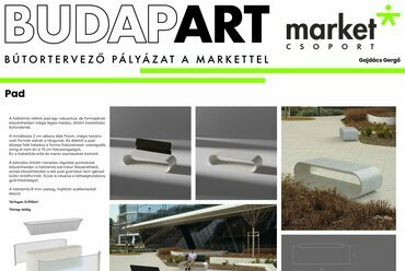 BudapART – Bútortervező pályázat. I. Helyezett – Gajdács Gergő. Forrás: Market Építő Zrt.
