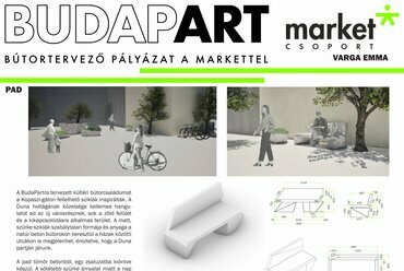 BudapART – Bútortervező pályázat. Közönség díjazott – Varga Emma. Forrás: Market Építő Zrt.
