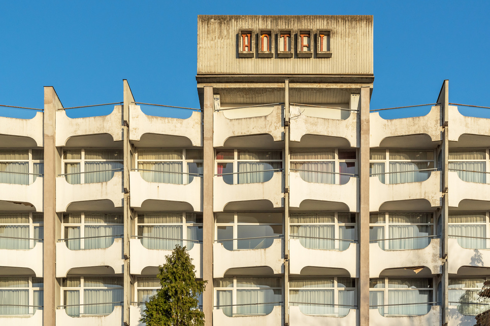 A szombathelyi Claudius Hotel és környéke ma. Fotó: Gulyás Attila
