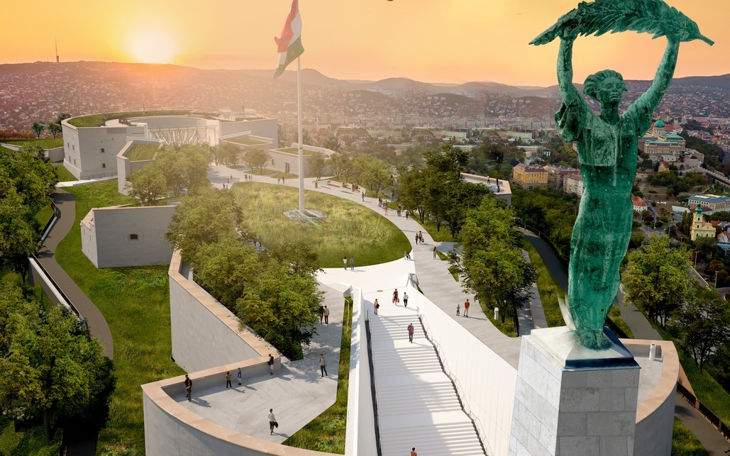 A Citadella felújításának látványterve. Forrás: Nemzeti Hauszmann Program/Facebook
