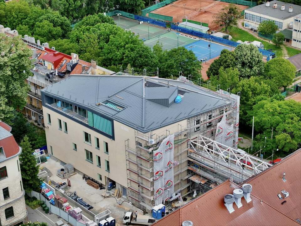 A SOTE új Képalkotó Központja 2025. májusában. Forrás: Épkar Zrt./Facebook
