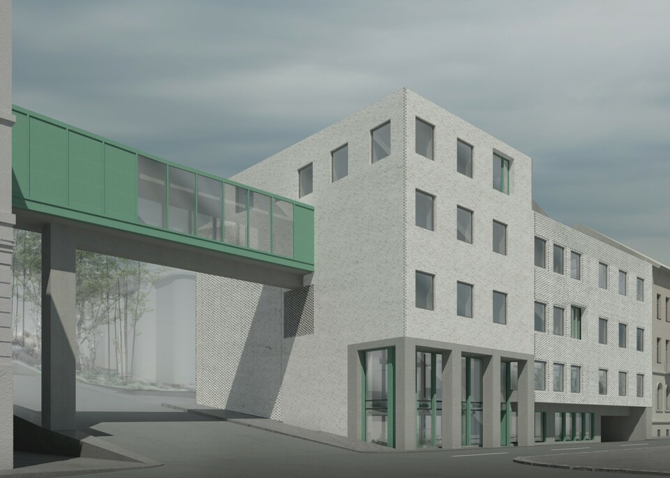A SOTE új képalkotó központjának látványterve. Készítette: Demény Ilka/PLANT / ATELIER PETER KIS