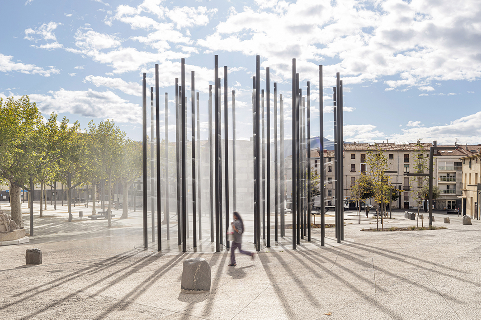 Jaume Bach, Anna Bach, Eugeni Bach, Xevi Bayona és Alba Colomer: Firal Olot. Fotó: AHI
