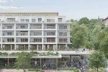 Az Archikon III. helyezést elért pályaműve az MSZMP egykori Villányi úti pártépületének átalakítására
