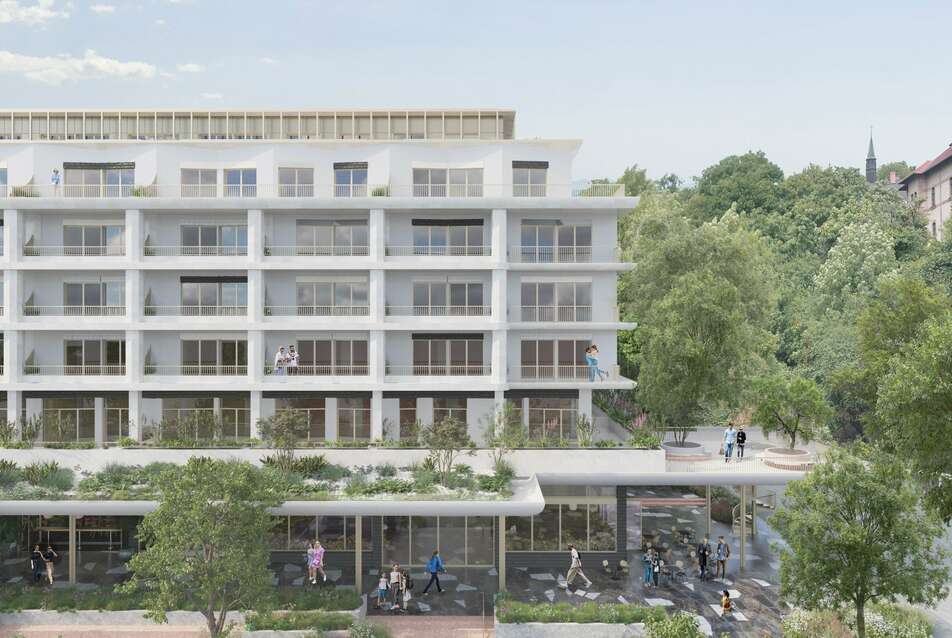 Fenntartható értékteremtés – Az Archikon III. helyezést elért pályaműve az MSZMP egykori Villányi úti pártépületének átalakítására