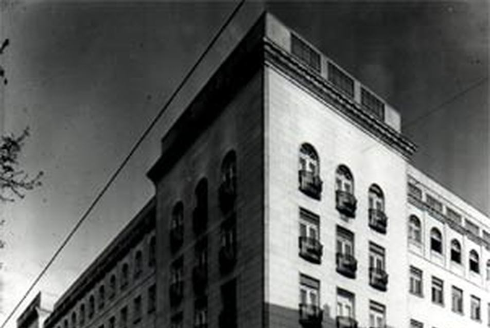 Az épület képe északnyugat felől, 1930-as évek