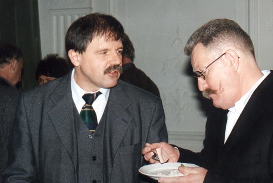 Bugár Mészáros Károly (balra) és Turányi Gábor