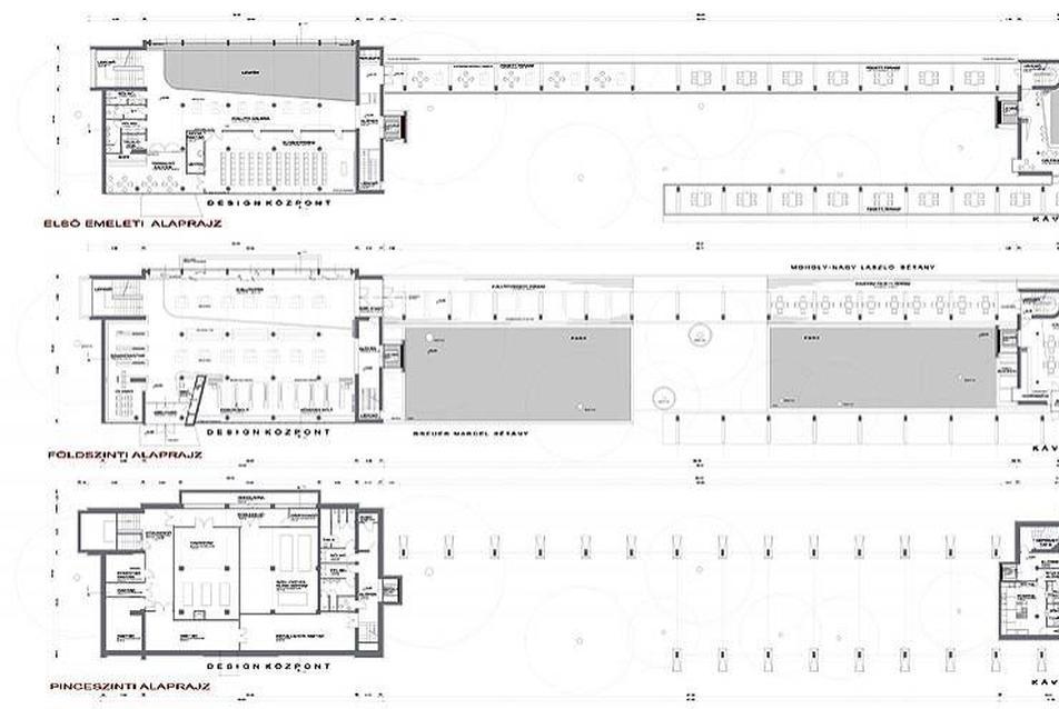 Design Terminál (Magyar Design Központ) tervpályázat / megvétel