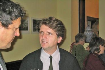 U. Nagy Gábor Ybl-díjas építész (jobbra) Reischl Gábor társaságában