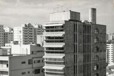 Guaimbe lakóház, Sao Paulo, Brazília, 1964. Fotó: José Moscardi