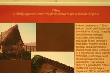 a Villányi térség egyetlen megmaradt fachwerkes présháza