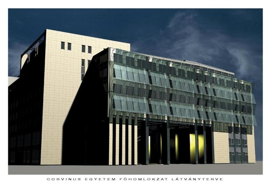 Nagy méretű műtárgy/plasztika megalkotása a Corvinus Egyetem új oktatási épületéhez
