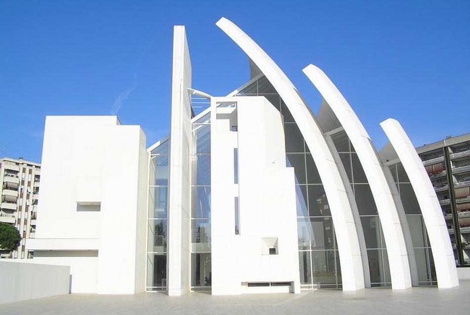 Róma, Jubileumi templom (Dio Padre Misericordia), Richard Meier, 2000