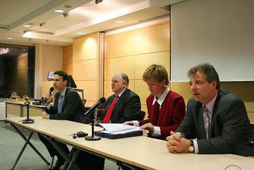 balról Illy Péter, Dr. Tóth József, Beleznay Éva, Ikvai-Szabó Imre