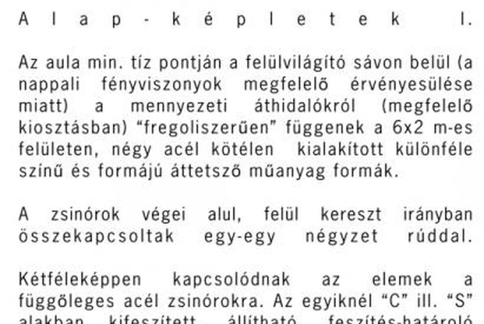 Molnár J. Iván: Alap-képletek I. változat