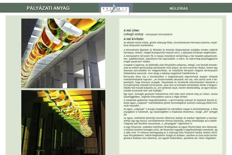 Orgoványi Gábor - Selmeczi Zsuzsanna - Pokorádi Árpád:  Lebegő oszlop