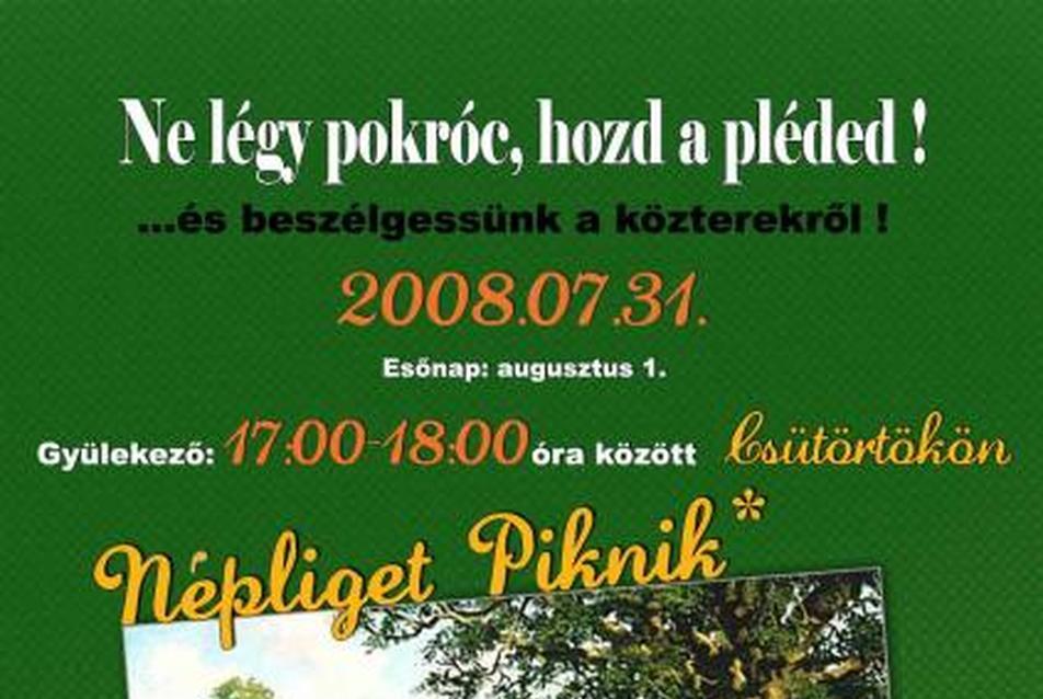 Ne légy pokróc, hozd a pléded! - Népliget Piknik