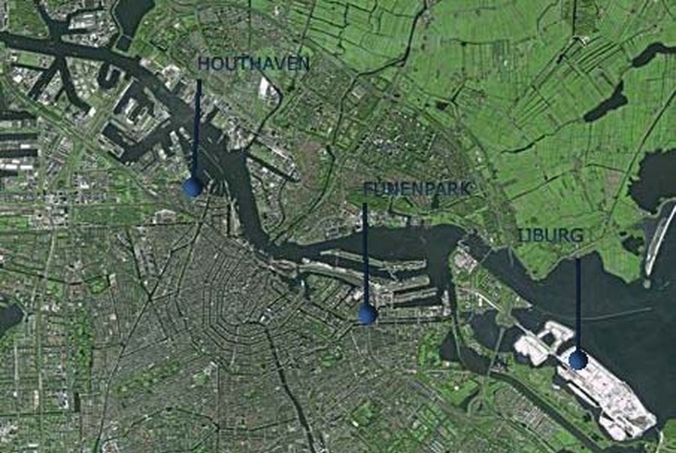 Vízparti fejlesztések Amszterdamban