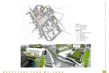 Dobó tér és környékének építészeti rekonstrukciója - beépítési terv