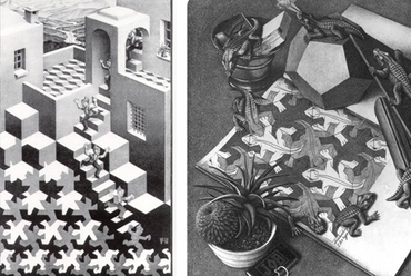Maurits C. Escher két, említett munkája