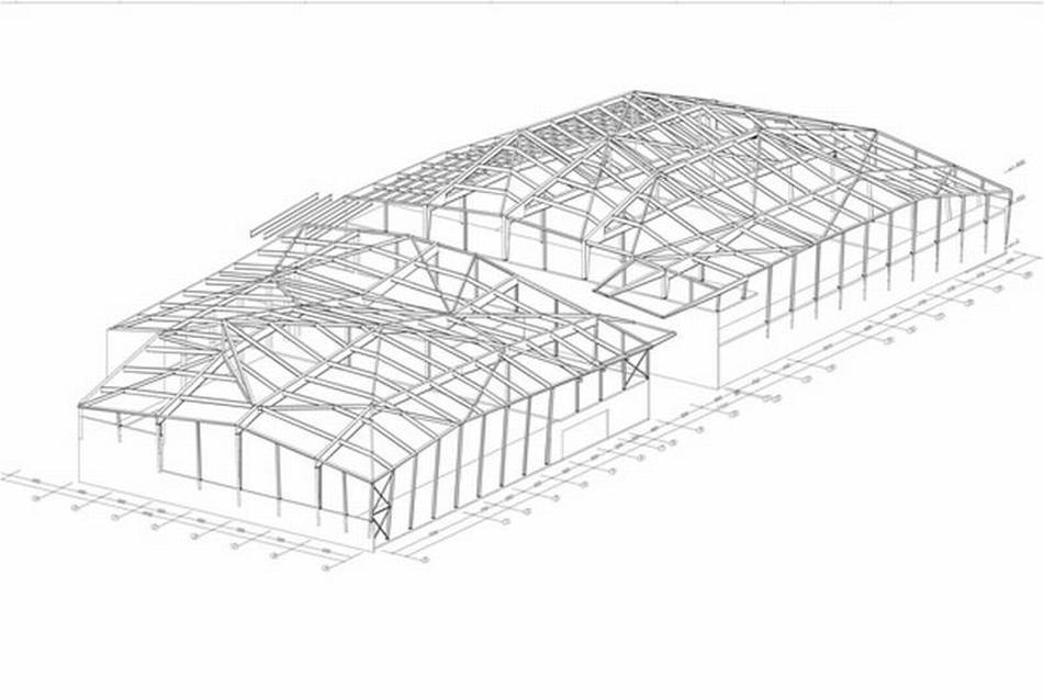 A tenderterv 3D statikai modellje