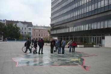 Orthofotó Győr, Megyeház tér