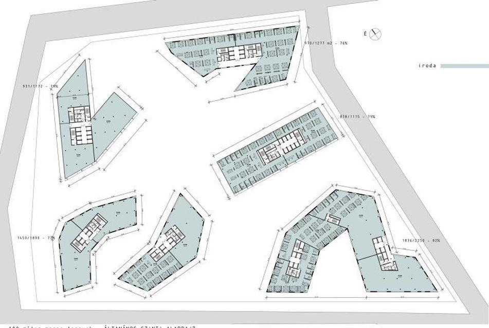 100 méter magas tornyok - Sporaarchitects