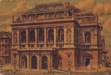 Operaház, képeslap 1930-ból