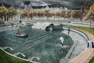 Florian Boer és Marco Vermeulen által tervezett watersquare