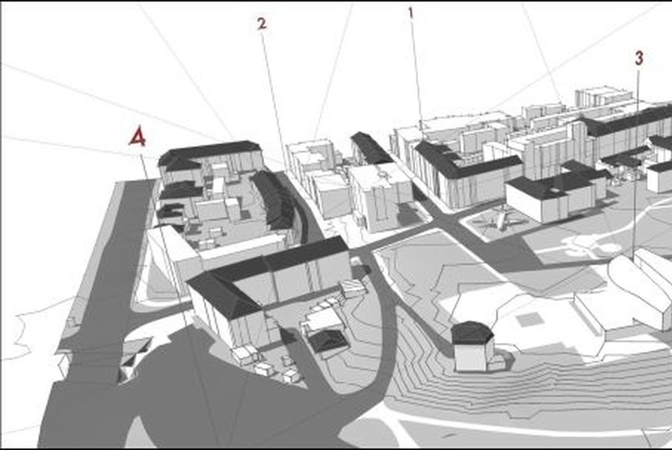 Hotel tervezése Besztercebányán - nemzetközi tervpályázat