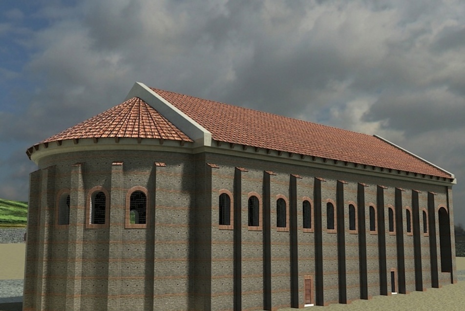 Elkészült Sopianae római kori város bazilikájának háromdimenziós rekonstrukciója