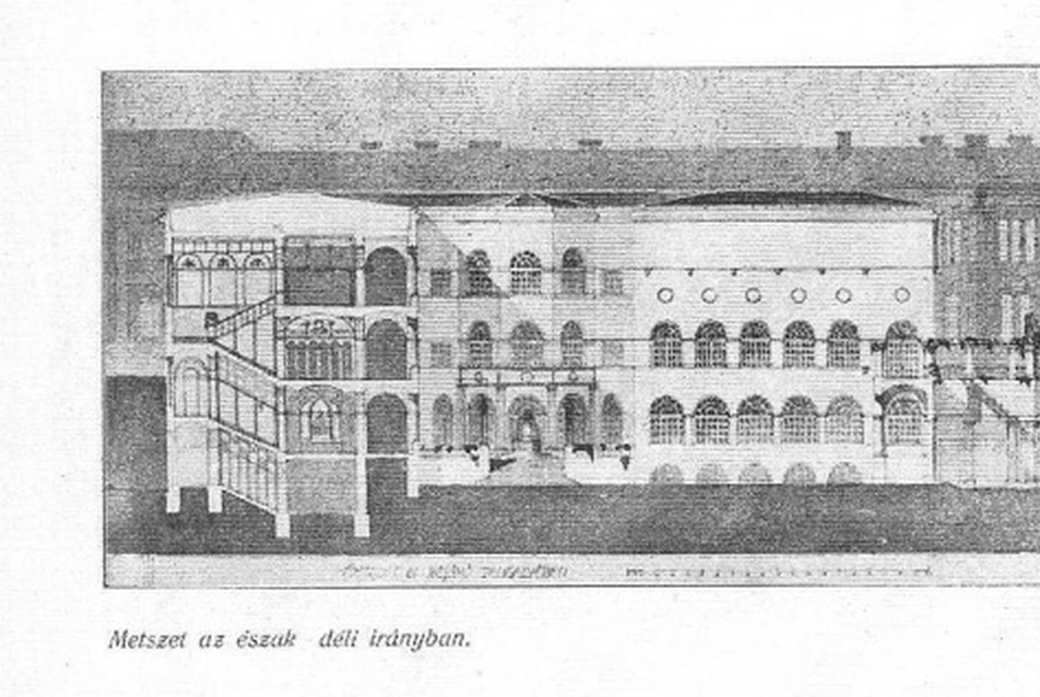 Tervezet a magy. kir. József-Műegyetem építési szakosztályának önálló épületére - Kotsis Iván terve, 1918