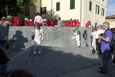 A Piazza dei Guidi Vinciben - fotó: Bardóczi Sándor